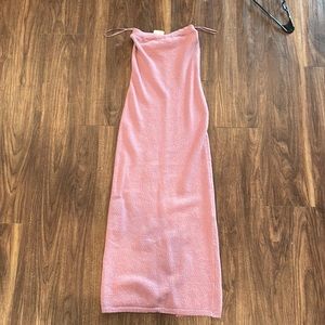 Free people dusty pink midi dress, new with tags
